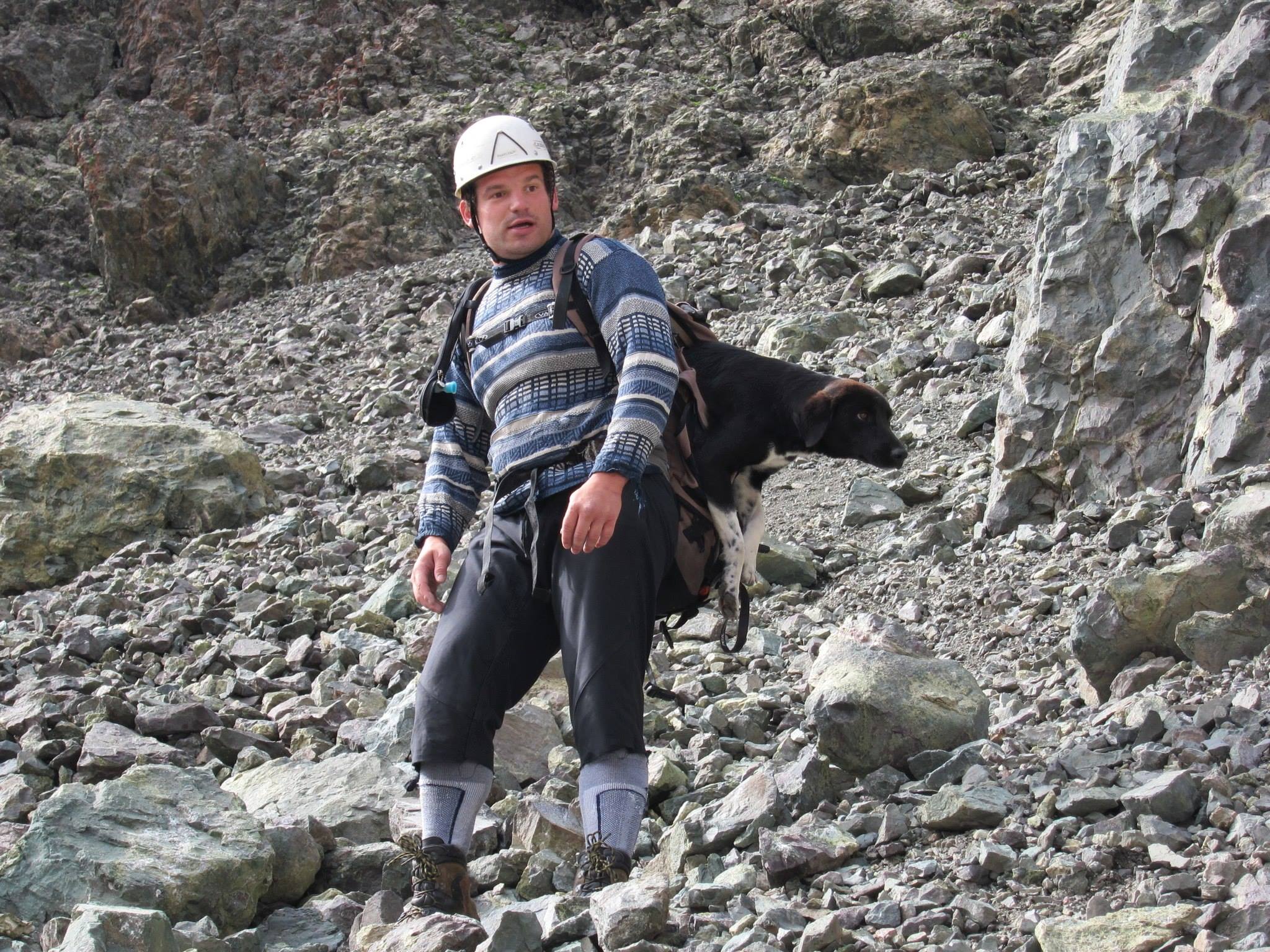 Auch Faktor Hund muss bedacht werden. Steile Abstiege? Kuhweiden? Muss Bello in den Rucksack?