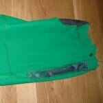 Die Hose von innen, ohne eine Membran