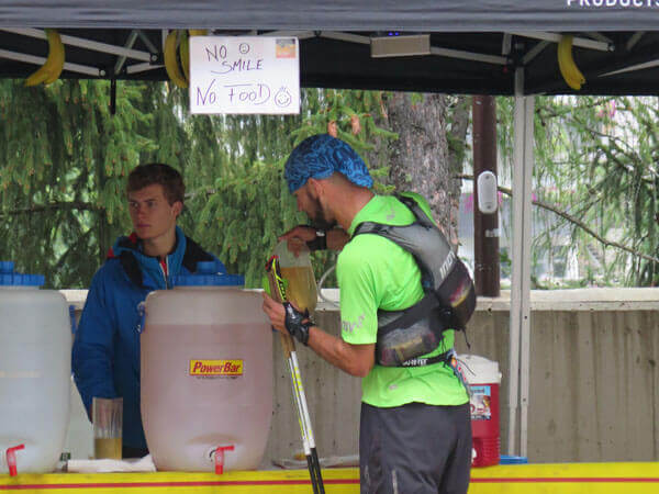 Pause am Transalpinerun