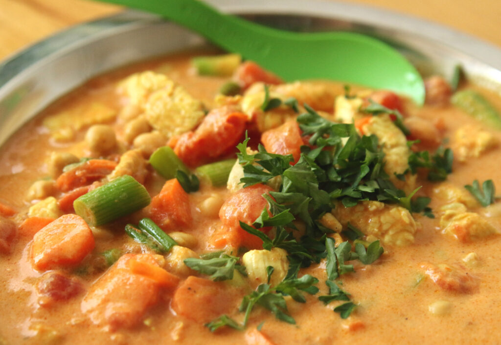 Das fertige Curry.