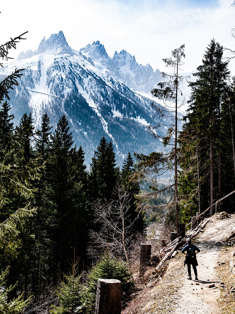 Fernwandern in Frankreich am Mont Blanc Massiv