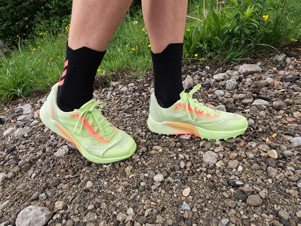 Trailrunningschuhe eignen sich auch für einen Orientierungslauf.