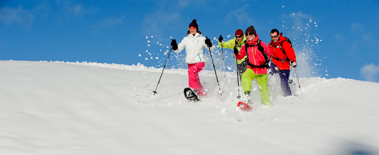 Schneeschuhtouren bieten sich im Allgäu an.