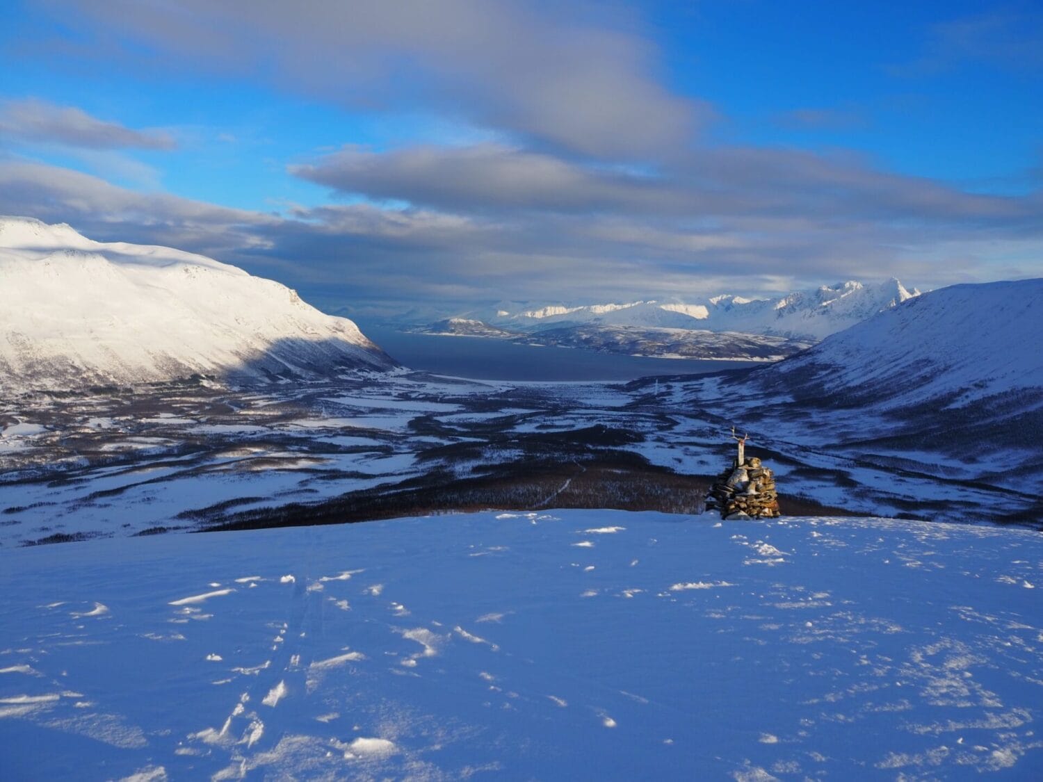 Stormheimfjell Wegweiser
