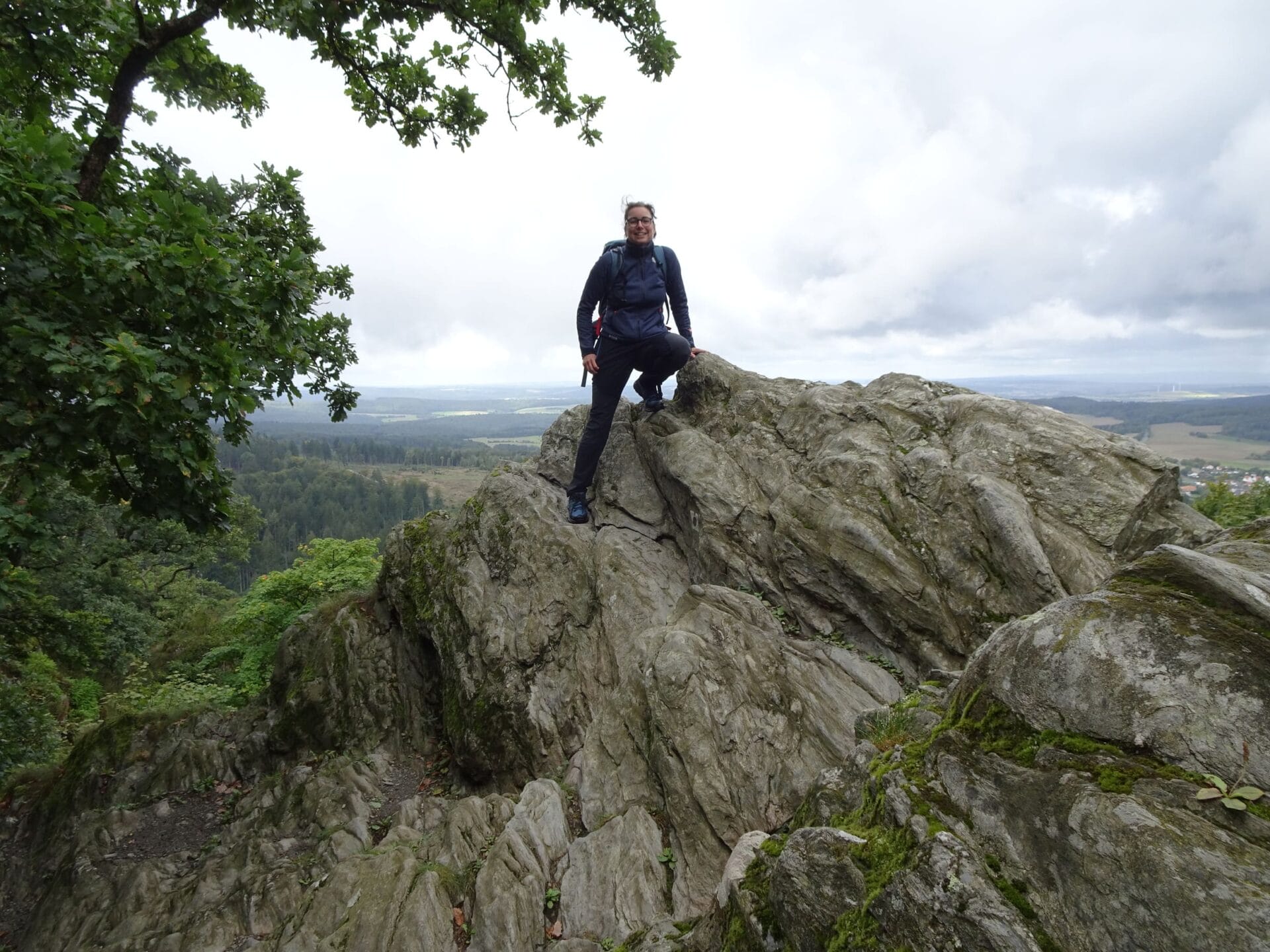 Gipfel Großer Zacken mit Lisa