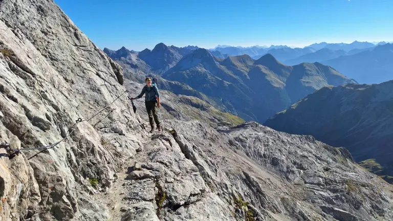 Lisa auf dem Heilbronner Höhenweg