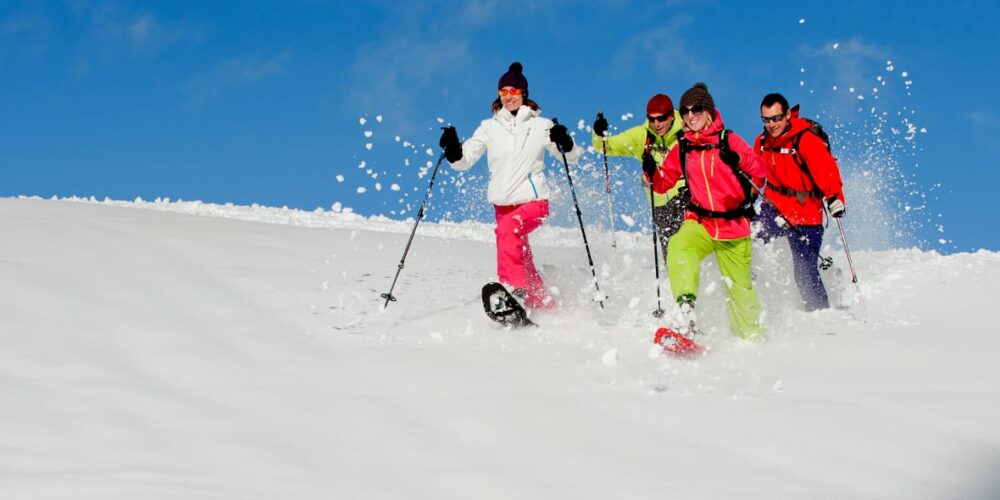 Schneeschuhtouren bieten sich im Allgäu an.