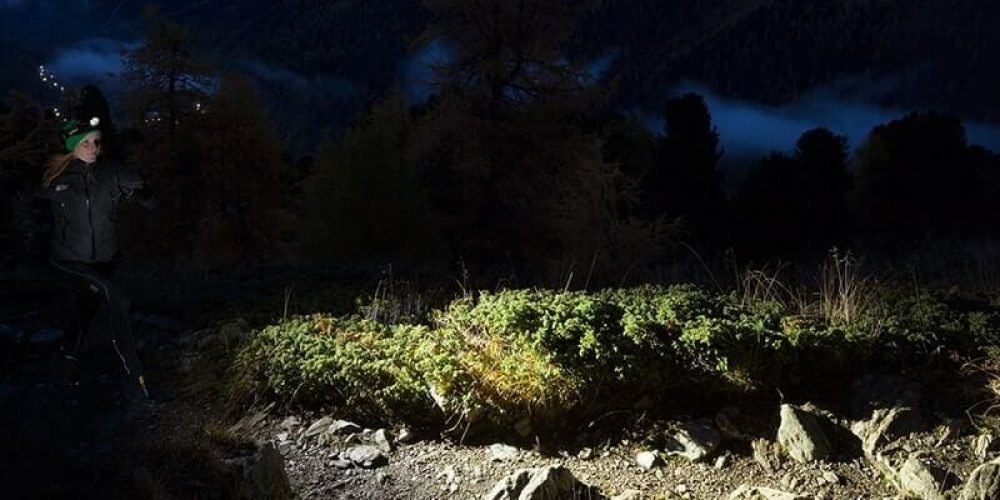 Joggen mit Stirnlampe