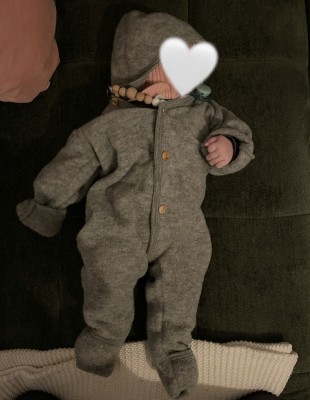 Bild 1 von Prisca zu Engel - Baby Overall mit Kapuze - Overall